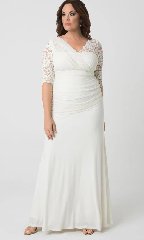 Kiyonna Long Wedding Dress Formal