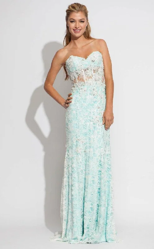 Jovani 88716 Strapless Long Prom Dress