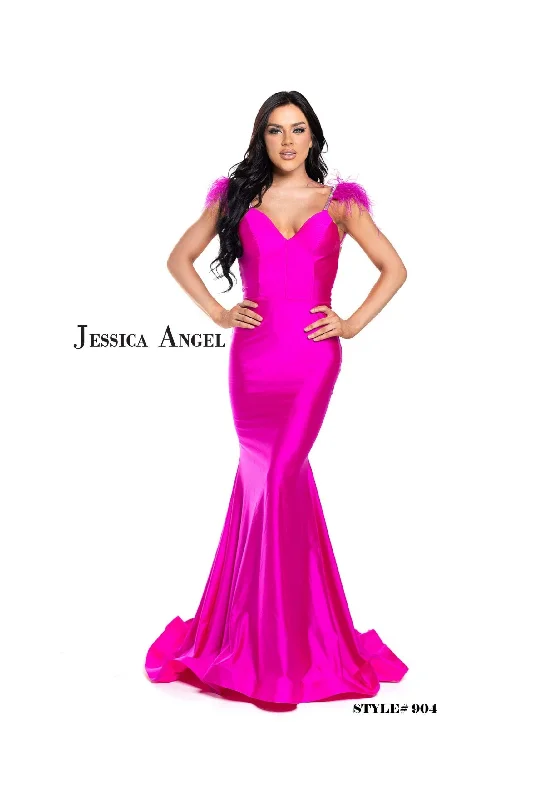 Jessica Angel Fitted Long Formal Dress 904