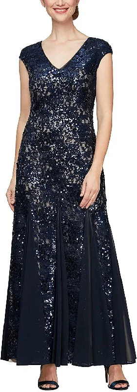 Alex Evenings AE81122406 Long Formal Dress