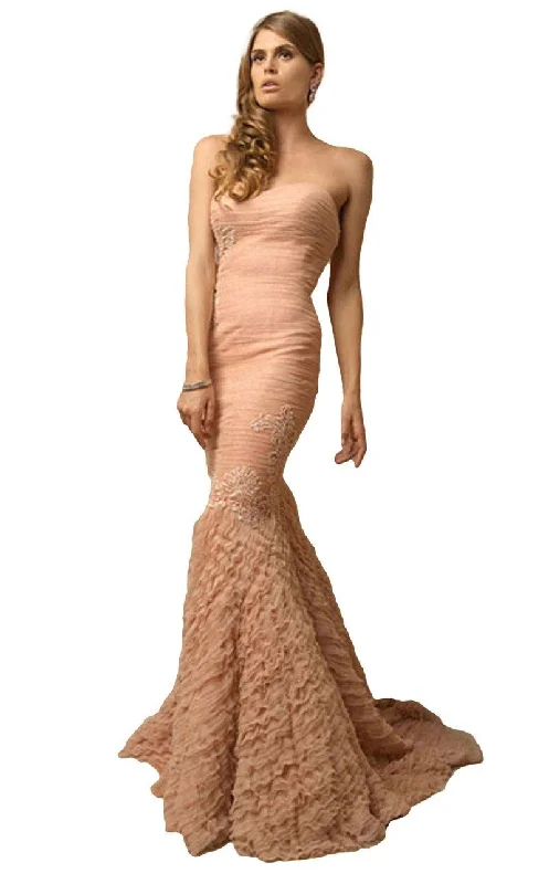 Jovani 1369 Prom Long Strapless Mermaid Dress