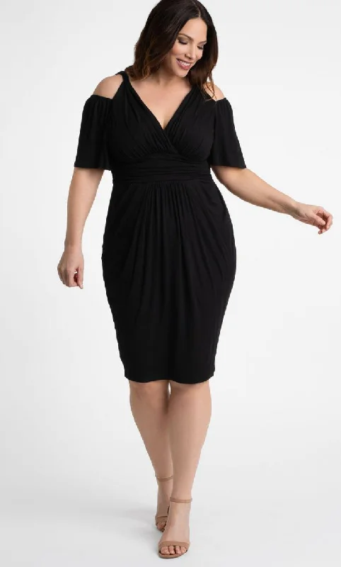 Kiyonna Tantalizing Twist Short Dress Plus Size