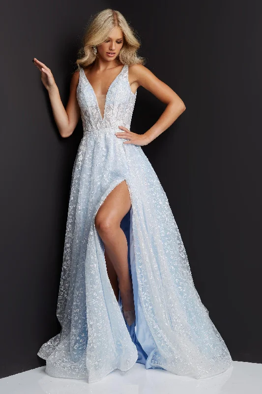 Jovani 08421 Embellished Long Prom Dress