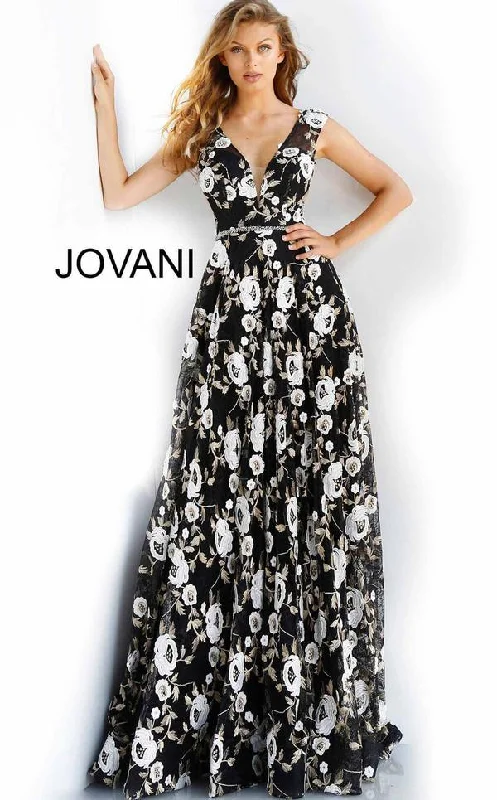 Jovani 60024 Long Sleeveless Prom Dress