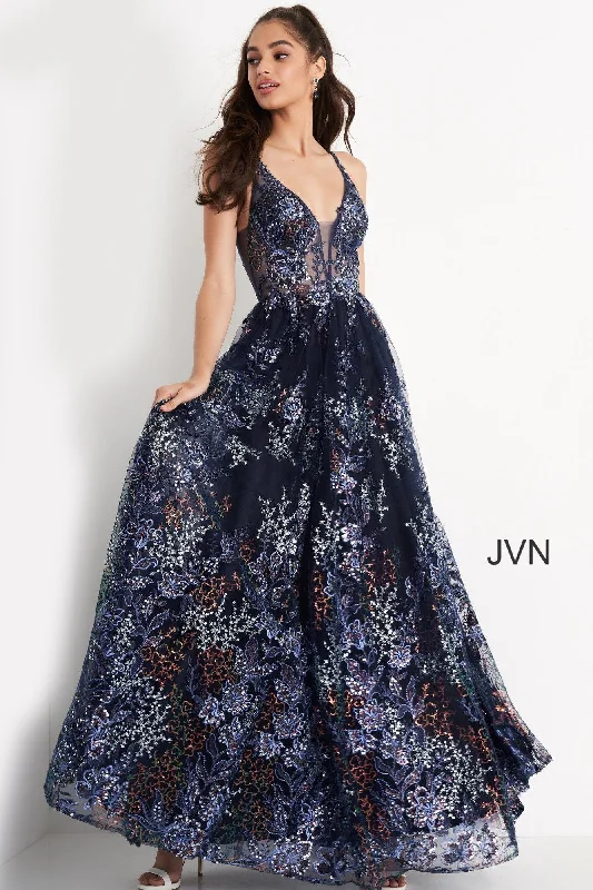 Jovani 06457 Long Embellished Prom Dress