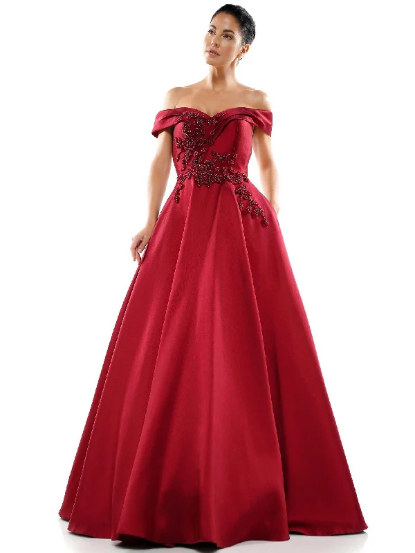 Marsoni Long Off Shoulder Ball Gown 1008