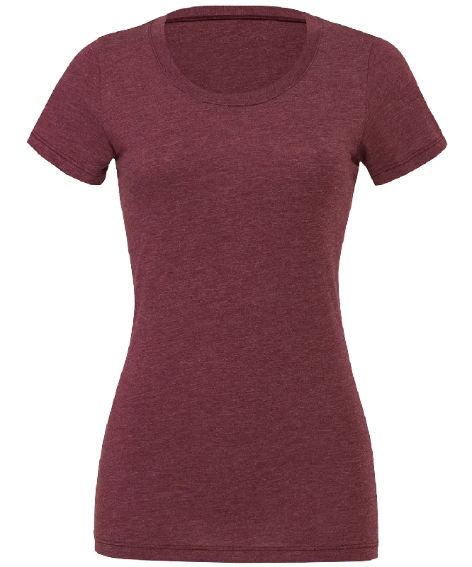 Maroon Triblend - Triblend crew neck t-shirt