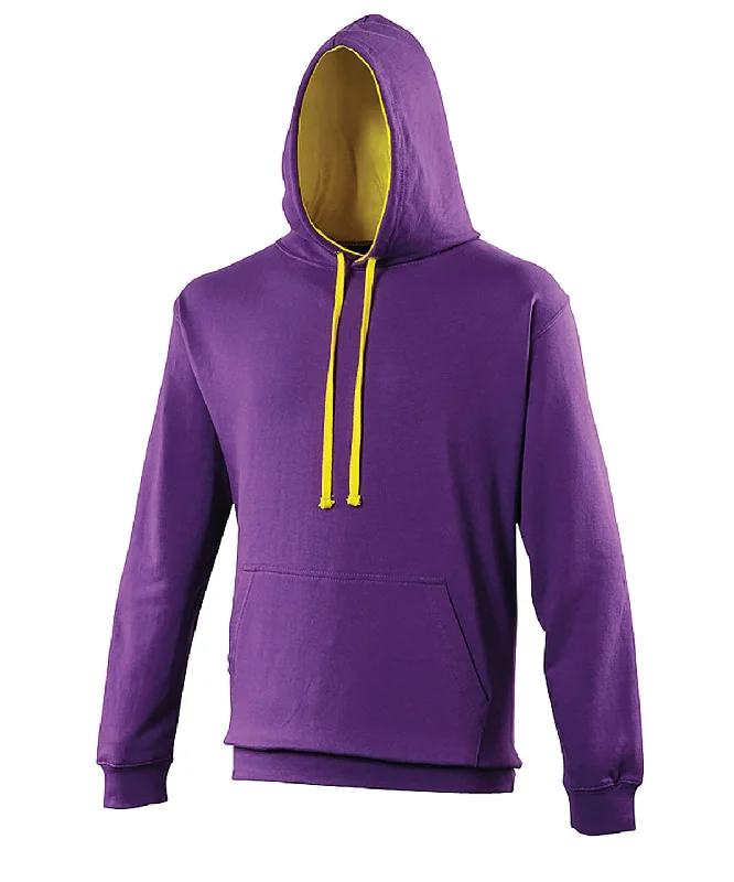 Purple/Sun Yellow* - Varsity hoodie