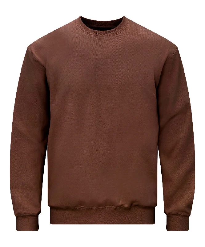 Cocoa - Softstyle™ midweight fleece adult crew neck