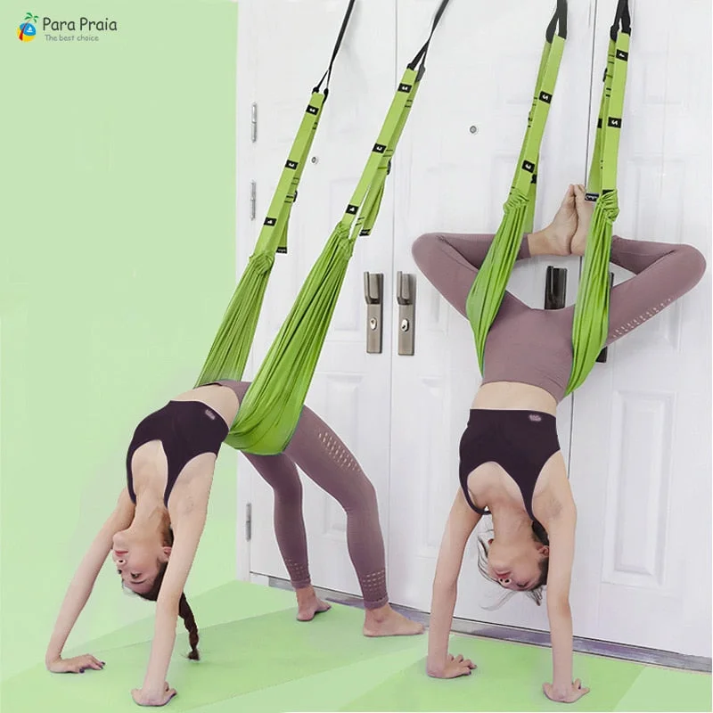 Para Praia Flexibility Stretching Yoga Belt Hammock Swing Dance Gymnastics Training Unmissable Fitness Equipment Home Gym