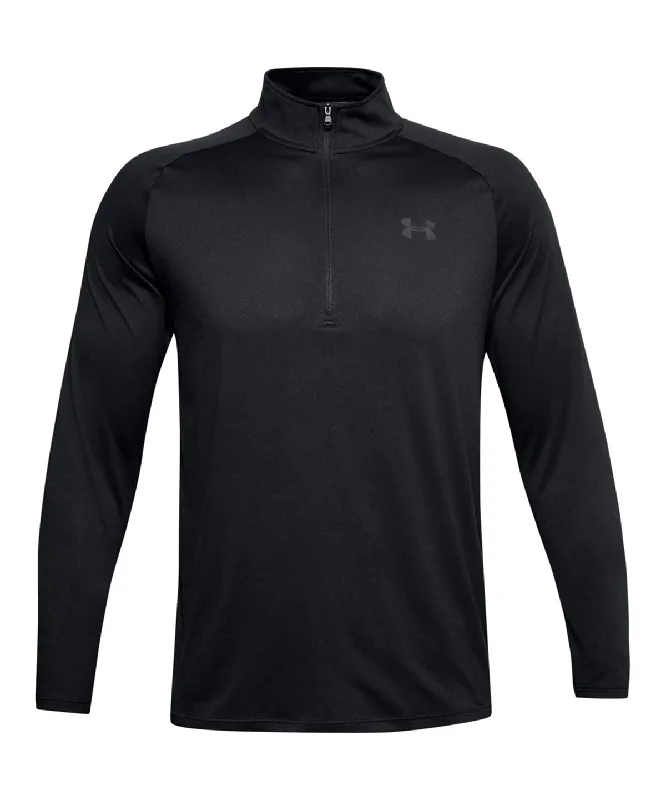 Black/Charcoal - Tech™ 2.0  1/2 zip long sleeve