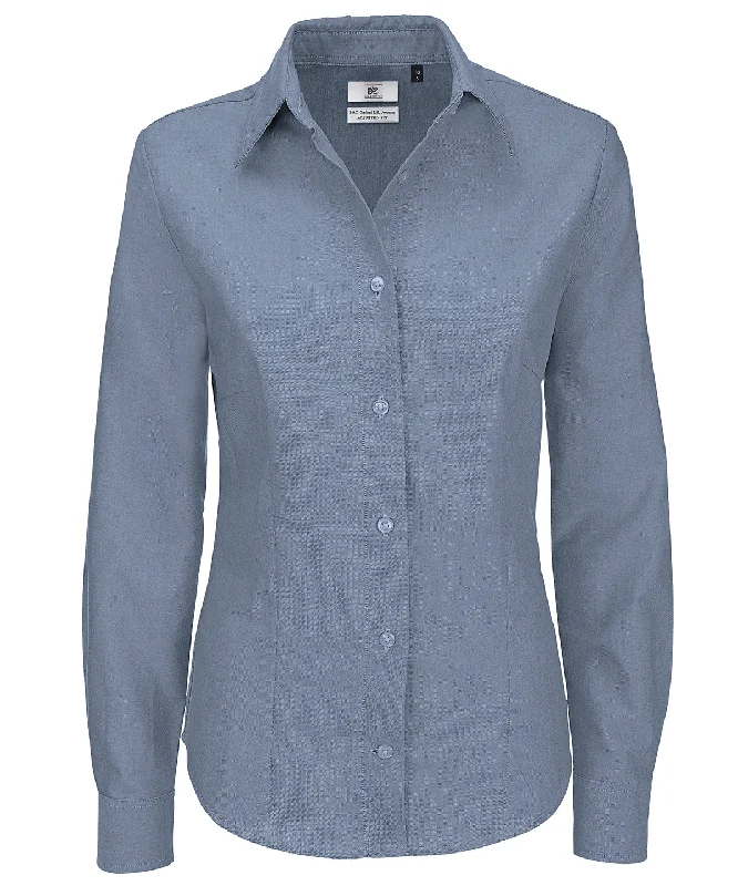 Silver Moon - B&C Oxford long sleeve /women