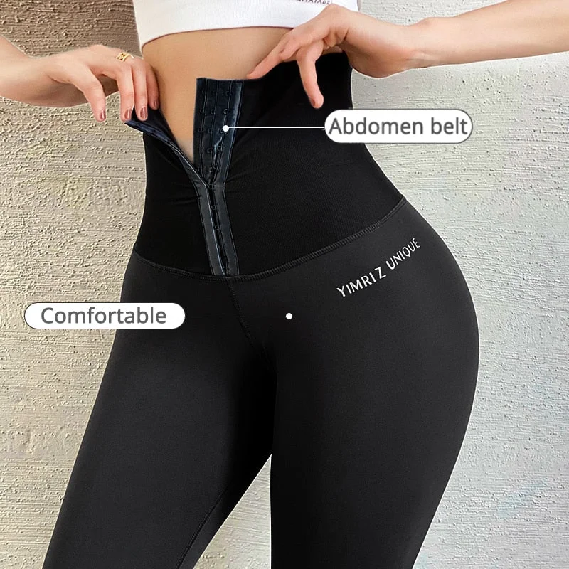 High Waisted Shrink Abdomen Yoga Pants Workout Sport Leggings Women For Fitness Women'S Pants Running Training Tights Activewear