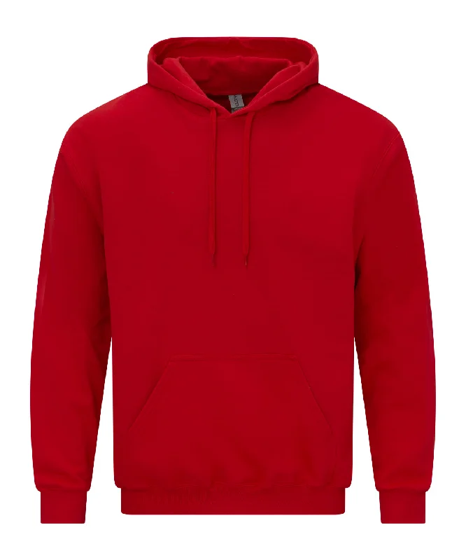 Red* - Softstyle™ midweight fleece adult hoodie