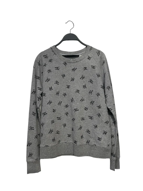 MARC JACOBS/Sweatshirt/XS/Gray/Cotton/All Over Print/M4008007-032