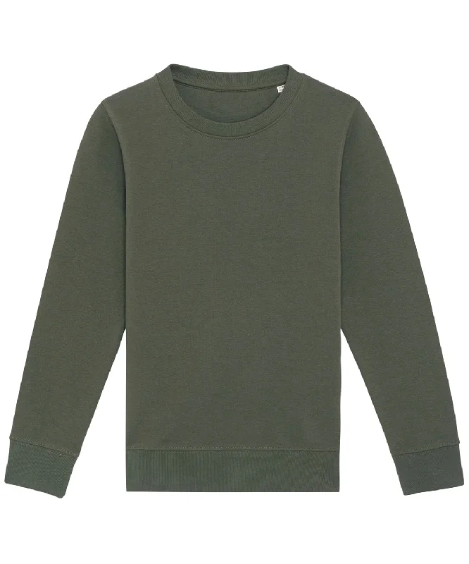 Khaki - Kids mini Changer iconic crew neck sweatshirt (STSK913)