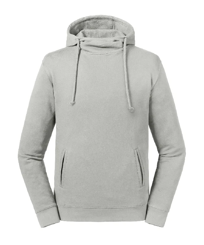 Stone - Pure organic high collar hooded sweatshirt