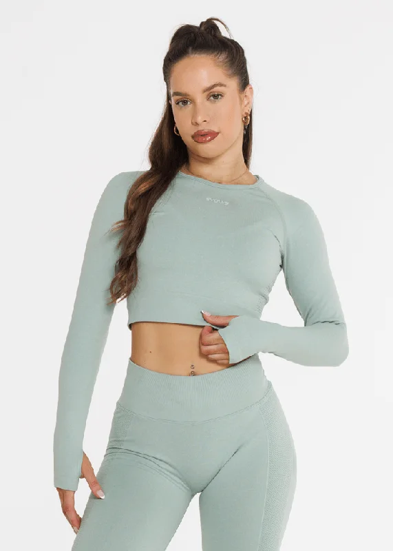 Prime Seamless Long Sleeve - Pistachio