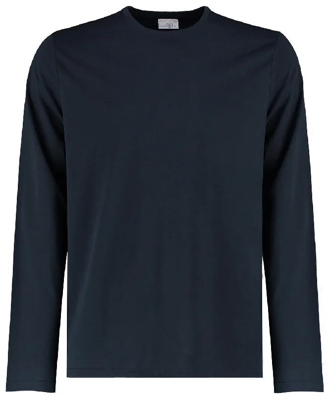 Navy - Long sleeve Superwash® 60°C tee (fashion fit)