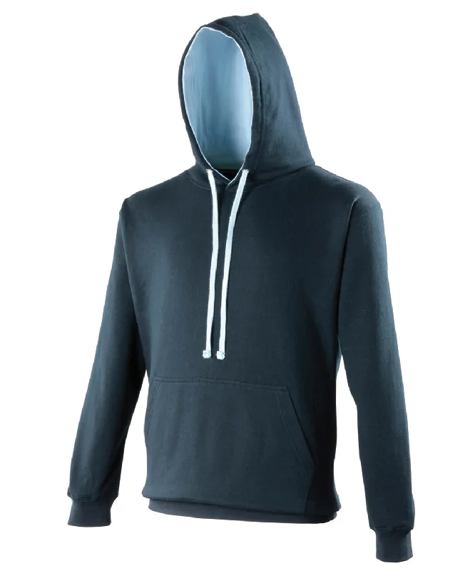 New French Navy/Sky Blue* - Varsity hoodie