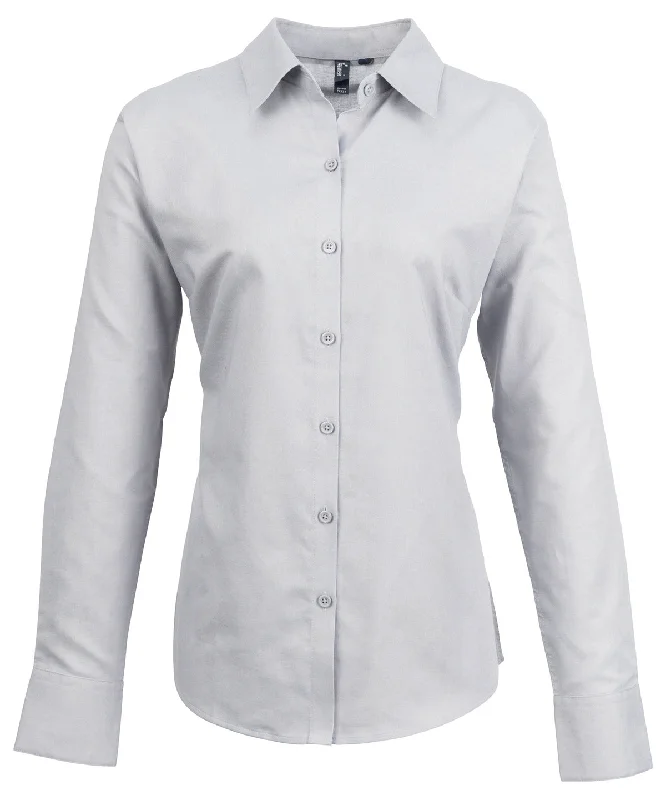 Silver - Women's signature Oxford long sleeve shirt