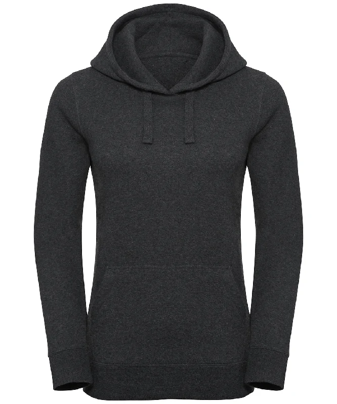 Charcoal Melange - Women's authentic melange hooded sweatshirt