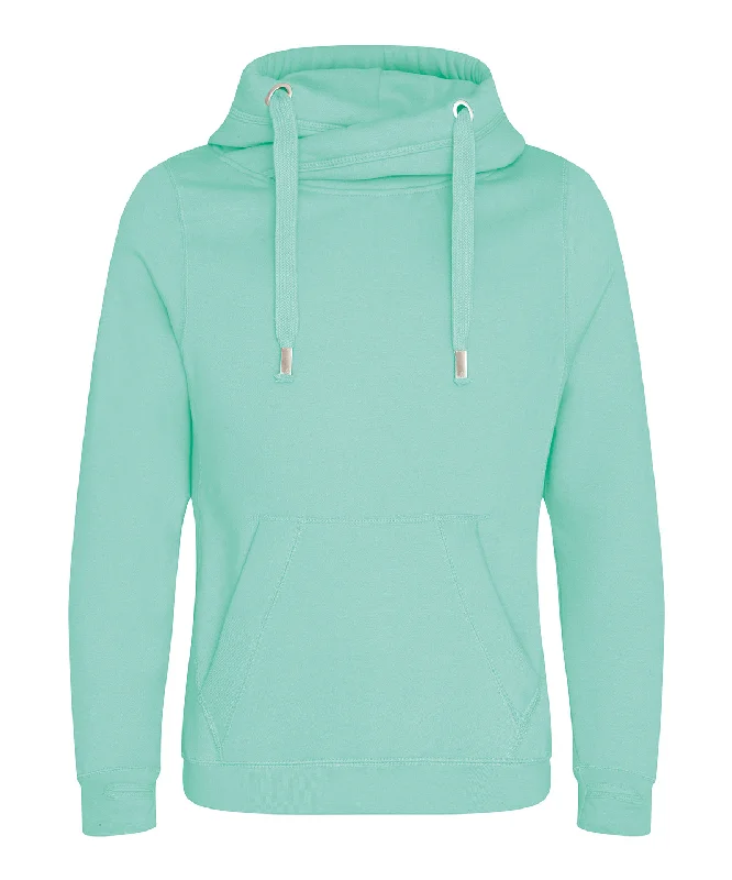 Peppermint - Cross neck hoodie