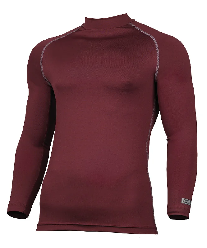 Maroon - Rhino baselayer long sleeve