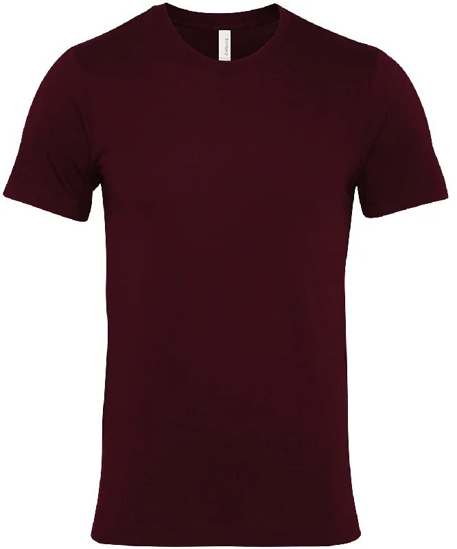 Maroon - Unisex Jersey crew neck t-shirt