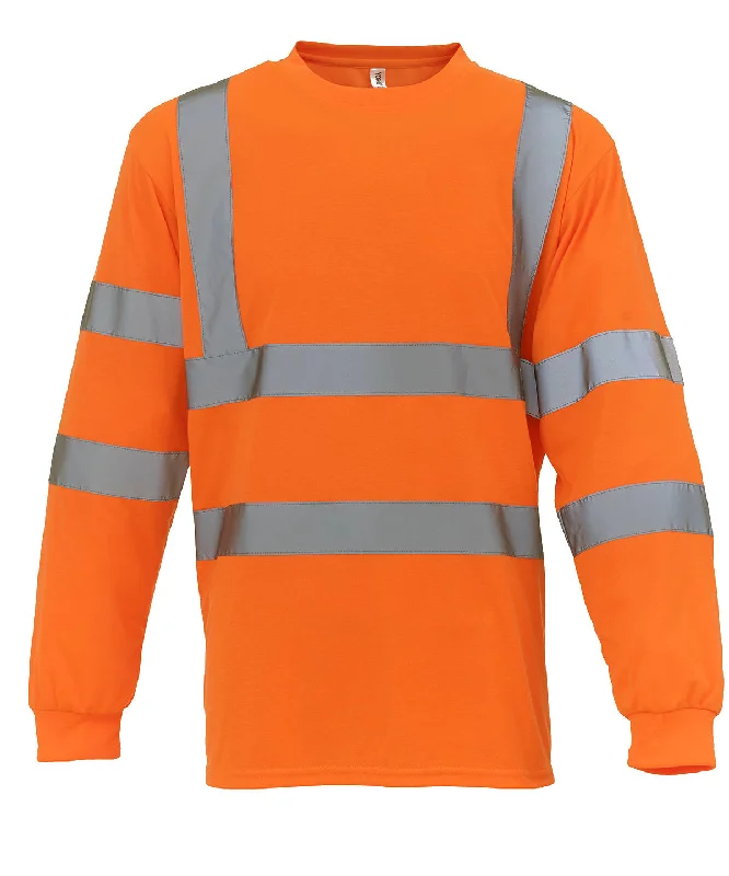 Orange - Hi-vis long sleeve t-shirt (HVJ420)