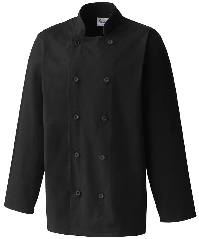 Black - Long sleeve chef’s jacket