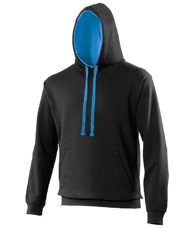 Jet Black/Sapphire Blue* - Varsity hoodie