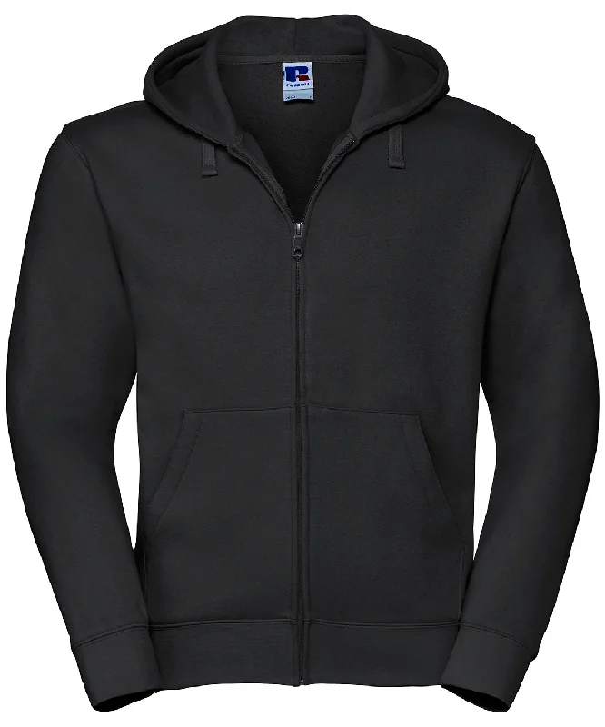 Black*† - Authentic zipped hooded sweat