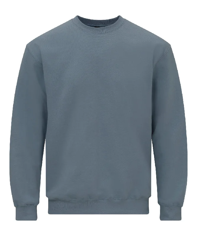 Stone Blue - Softstyle™ midweight fleece adult crew neck