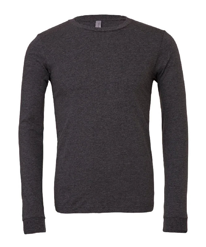 Dark Grey Heather - Unisex heather CVC long sleeve t-shirt