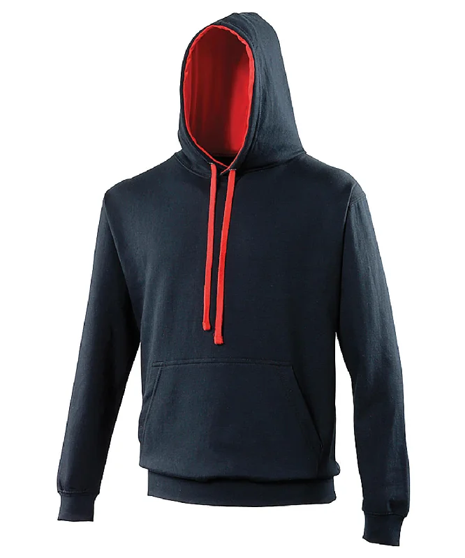 New French Navy/Fire Red†* - Varsity hoodie