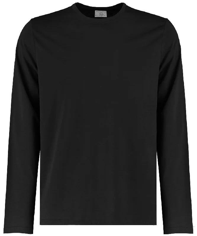 Black - Long sleeve Superwash® 60°C tee (fashion fit)