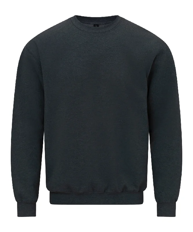 Dark Heather - Softstyle™ midweight fleece adult crew neck