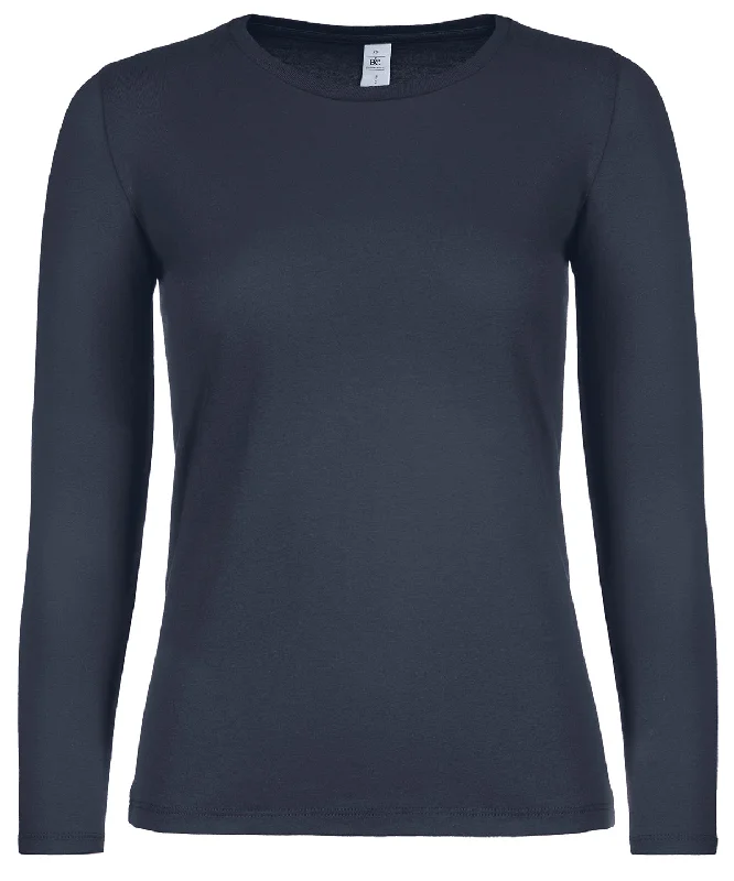 Navy* - B&C #E150 long sleeve /women