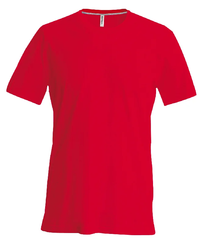 Red - Short-sleeved crew neck T-shirt