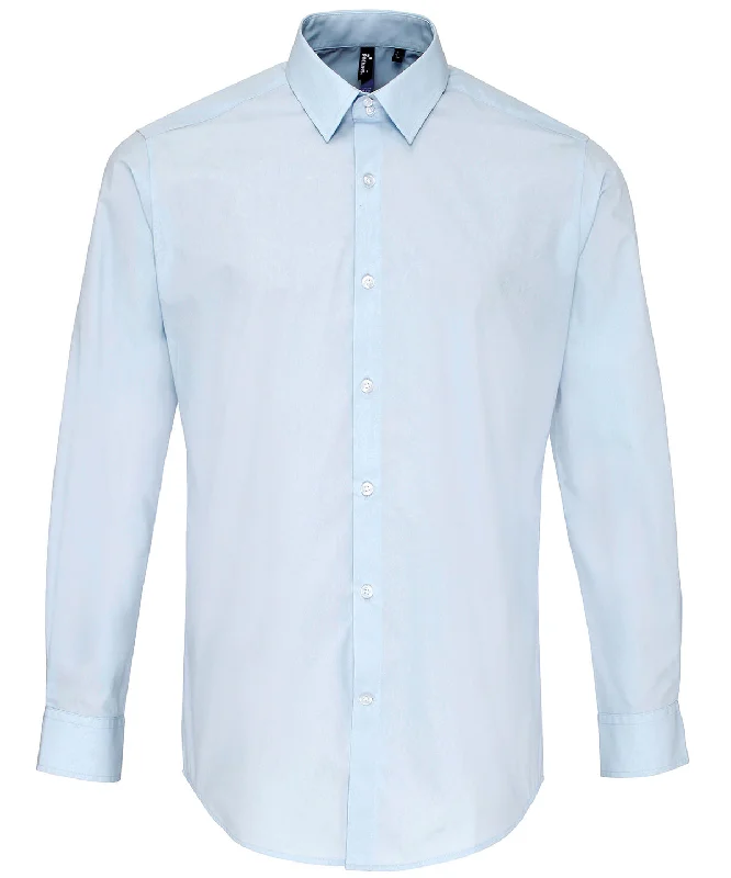 Light Blue - Supreme poplin long sleeve shirt