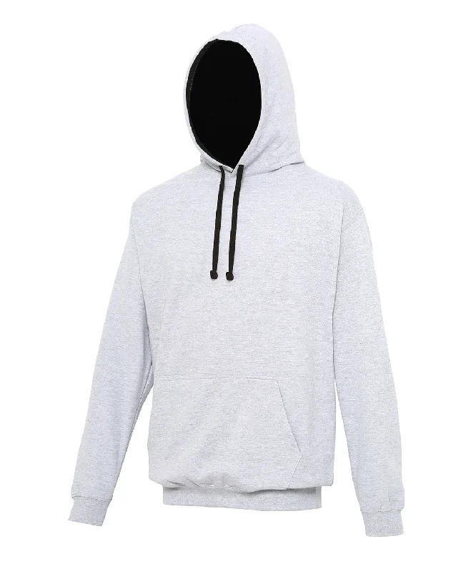 Heather Grey/Jet Black - Varsity hoodie