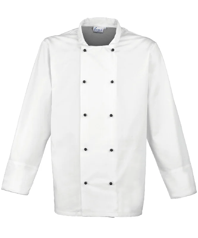 White - Cuisine long sleeve chef's jacket