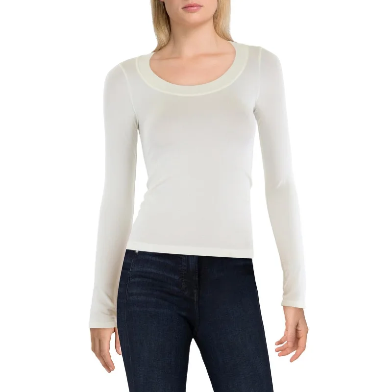 Womens Crewneck Long Sleeve T-Shirt