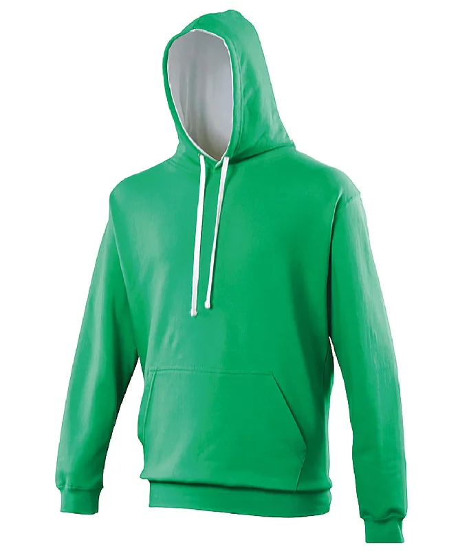 Kelly Green/Arctic White - Varsity hoodie