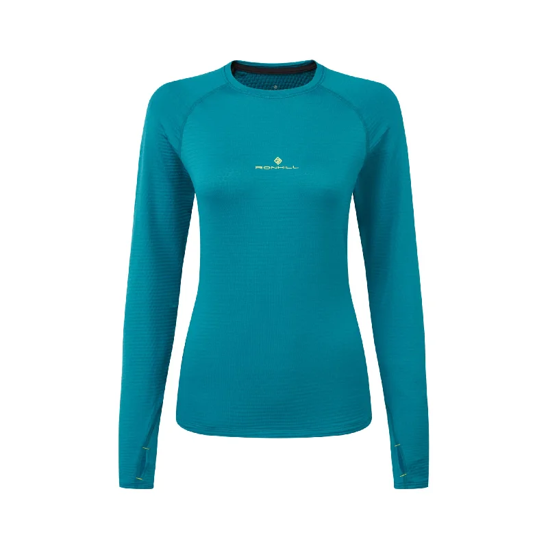 Ronhill | Women's Tech Winter Crew - Marine/Acid