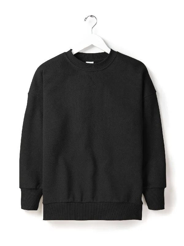 Adult Elevated Crewneck - Black