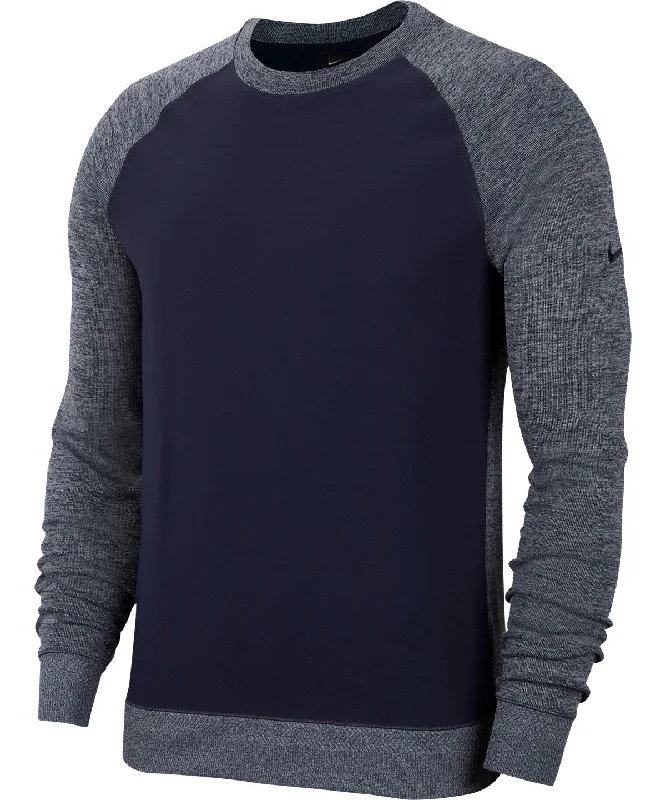 Obsidian - Dri-FIT player long sleeve golf crew