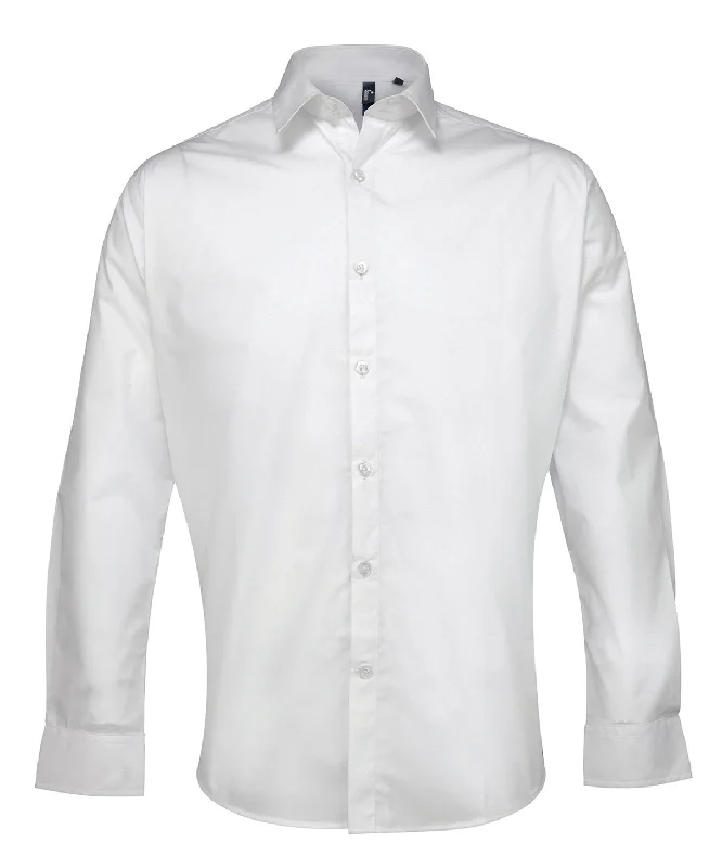 White - Supreme poplin long sleeve shirt