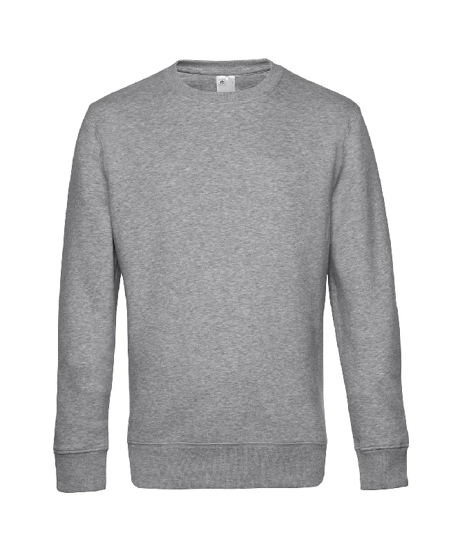 Heather Grey - B&C KING Crew Neck